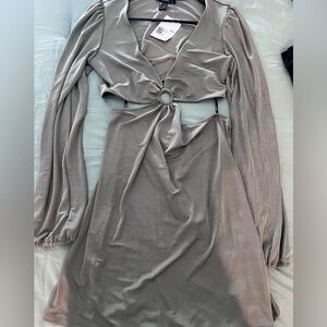 Forever 21, size L, knit green dress